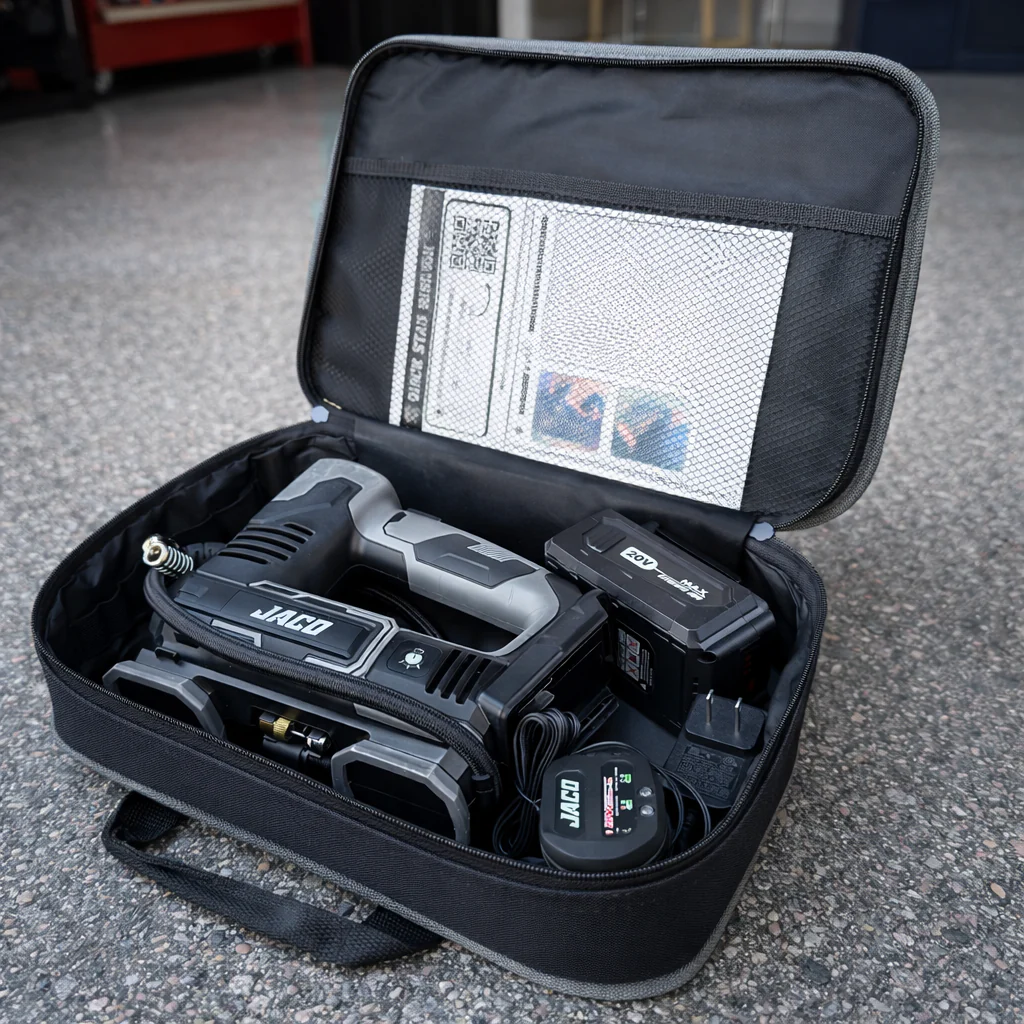 20V Cordless Tire Inflator Air Compressor | with 3.0Ah Max Lithium-Ion Battery - Image 9