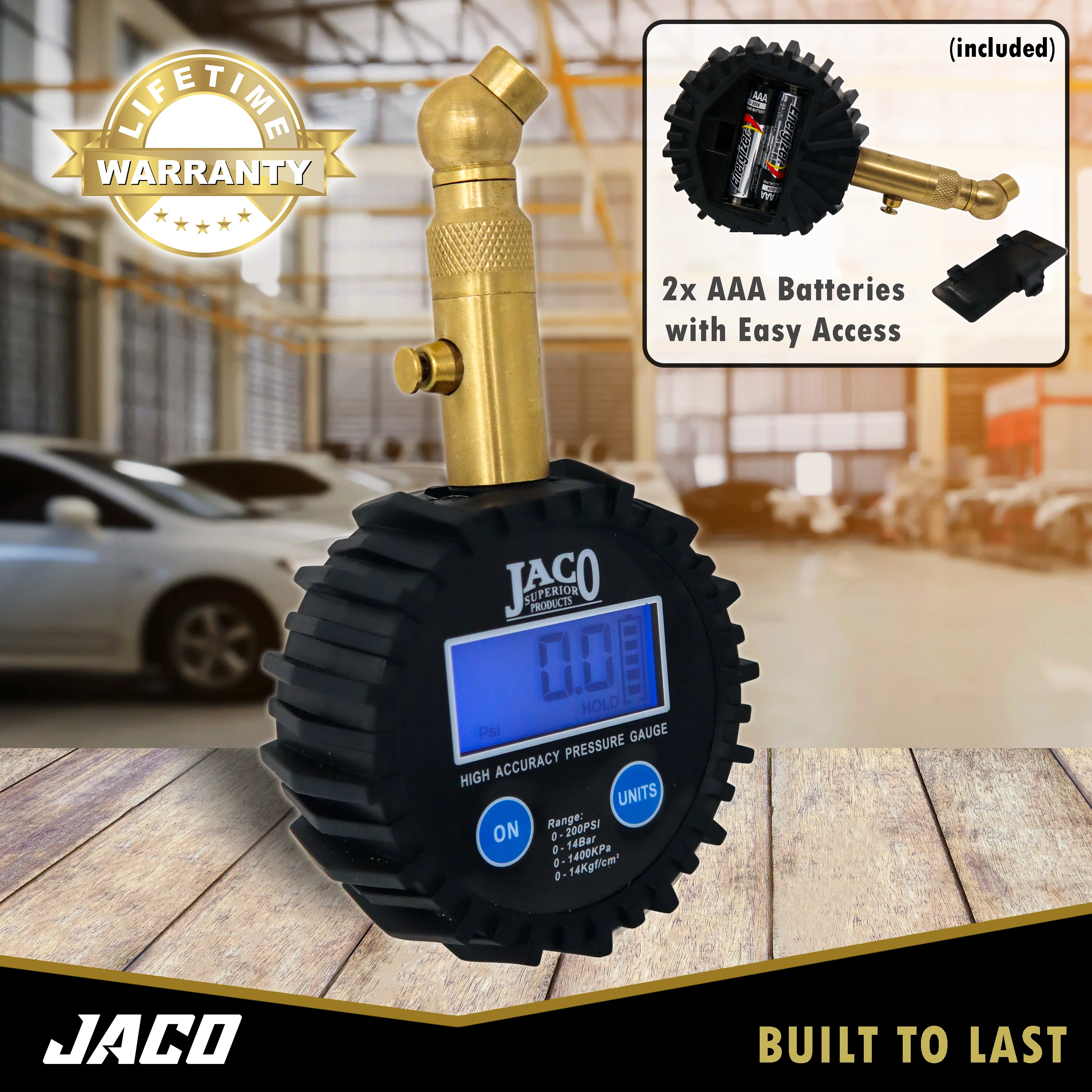 Elite® Digital Tire Pressure Gauge - Professional Accuracy - 100 PSI - Image 6