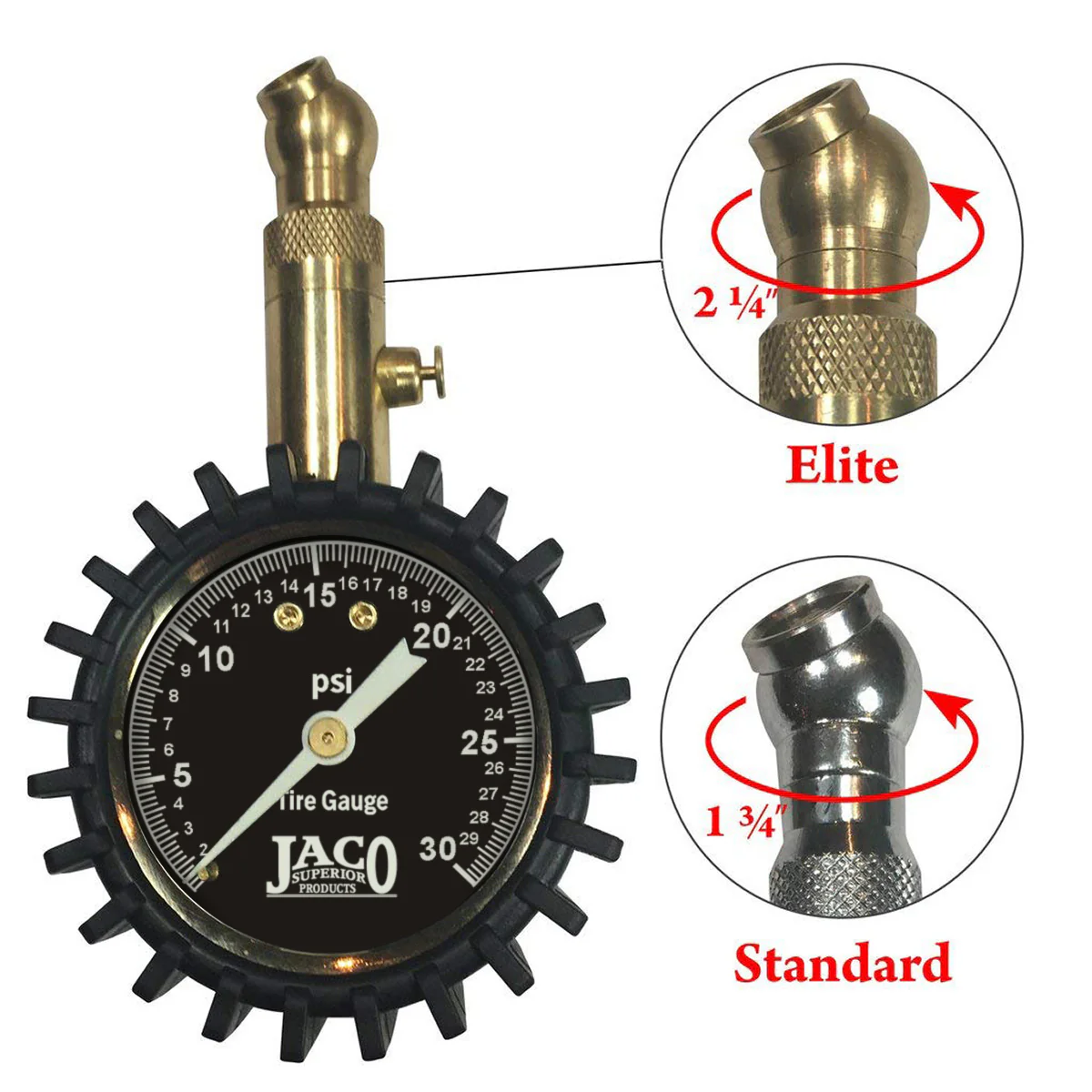 Elite® Low Pressure Tire Gauge - 30 PSI - Image 6
