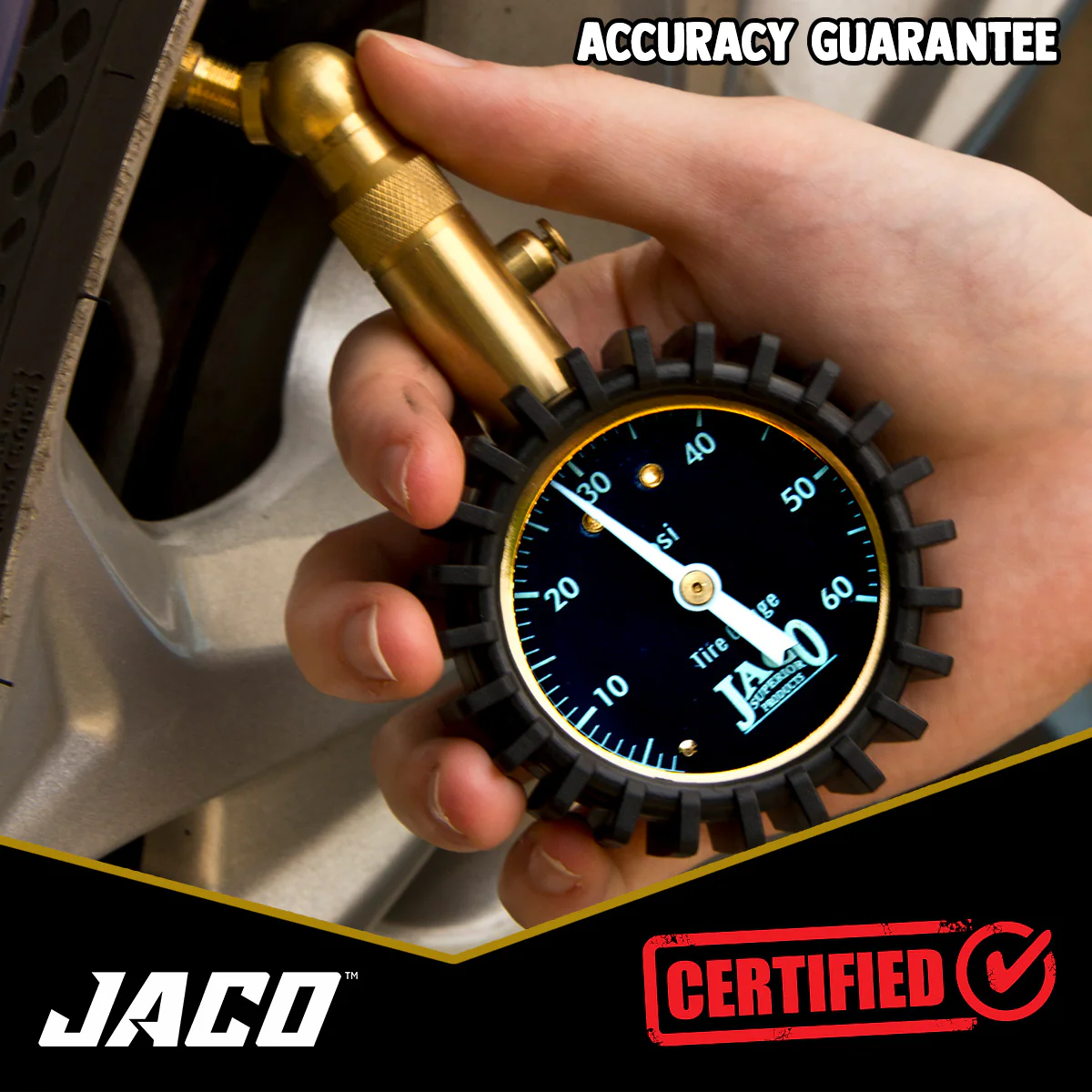 Elite® Tire Pressure Gauge - 60 PSI - Image 4