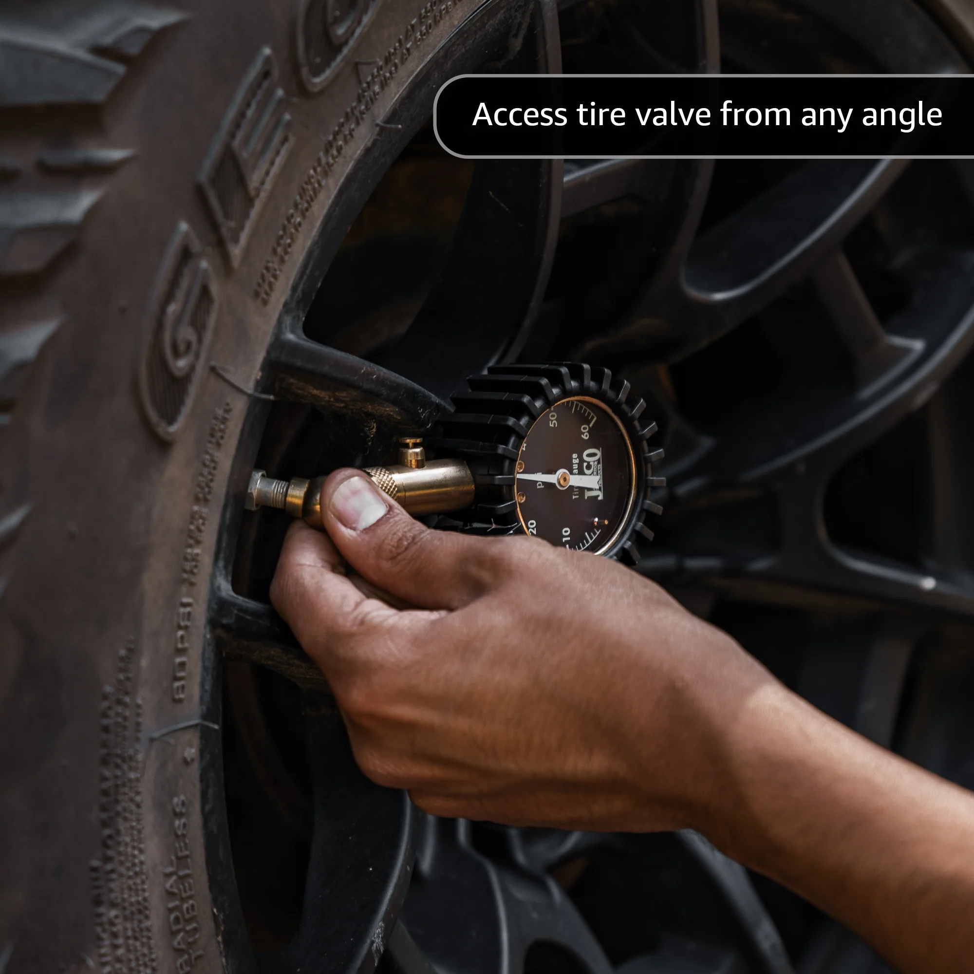 Elite® Tire Pressure Gauge - 60 PSI - Image 5