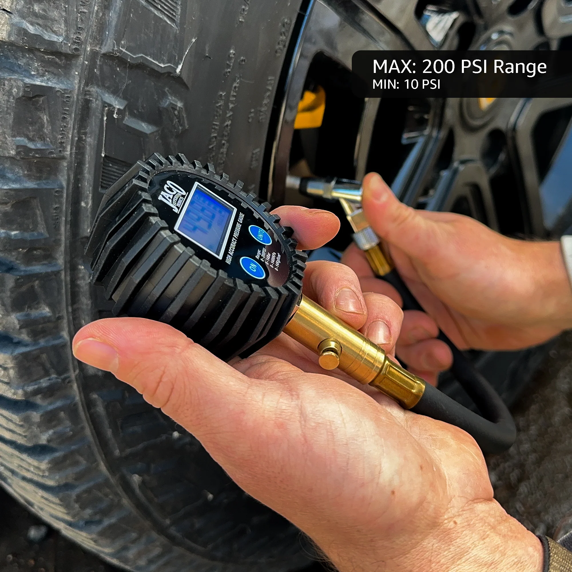 ElitePro™ Digital Tire Pressure Gauge - Professional Accuracy - 200 PSI - Image 4