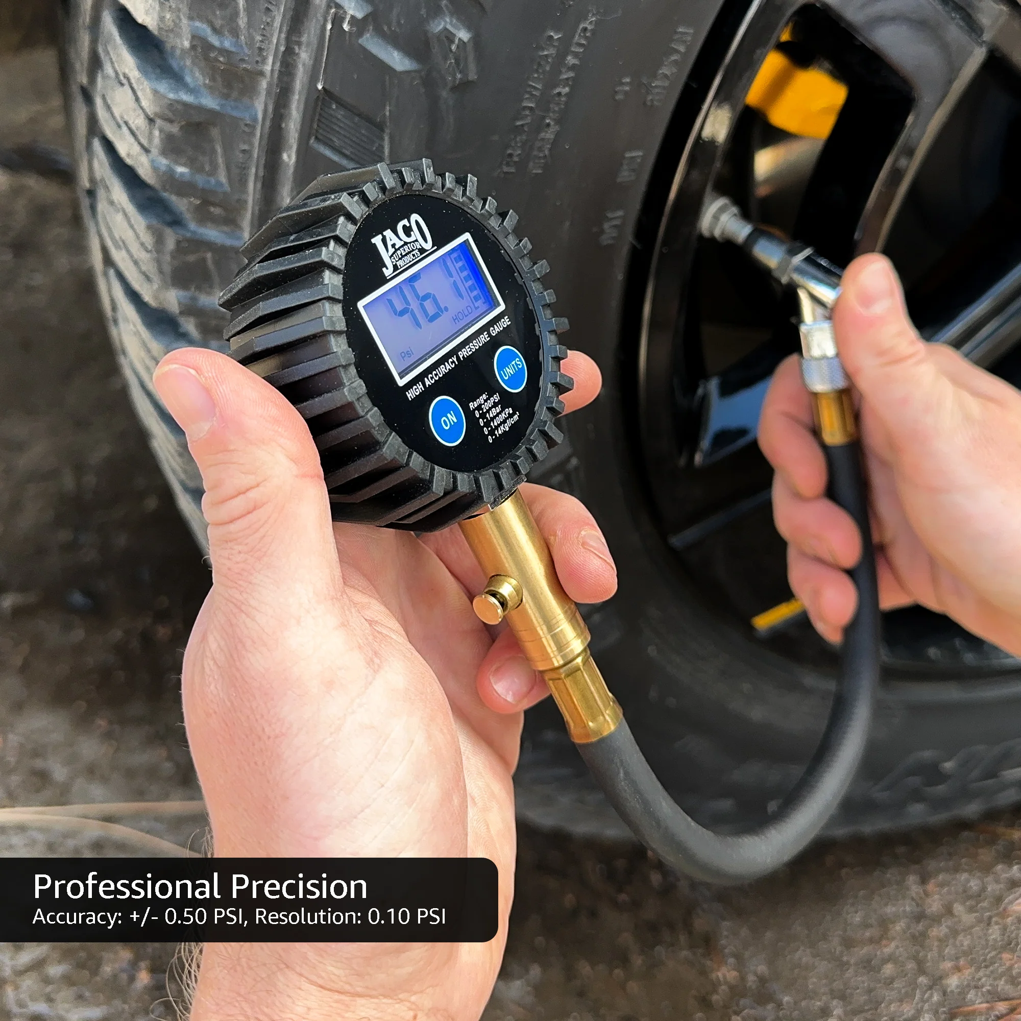 ElitePro™ Digital Tire Pressure Gauge - Professional Accuracy - 100 PSI - Image 3