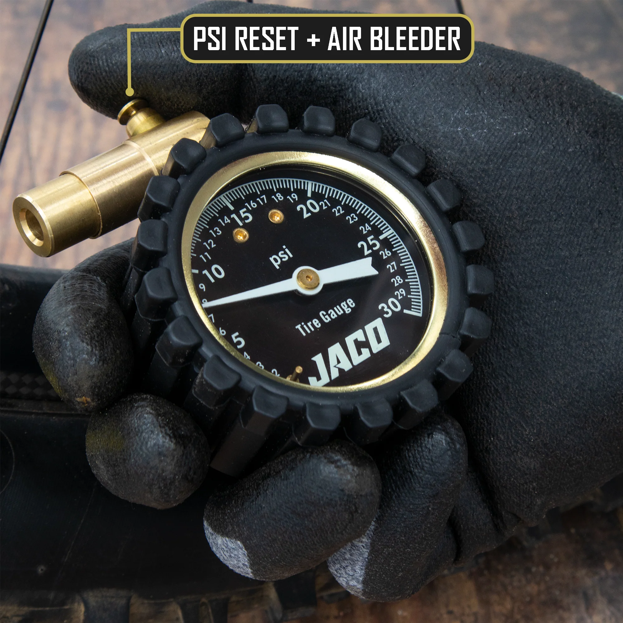 FTX-30 Low Pressure Presta Tire Gauge for Bikes (Max 30 PSI) | Fat Tire Bike Series - Image 4