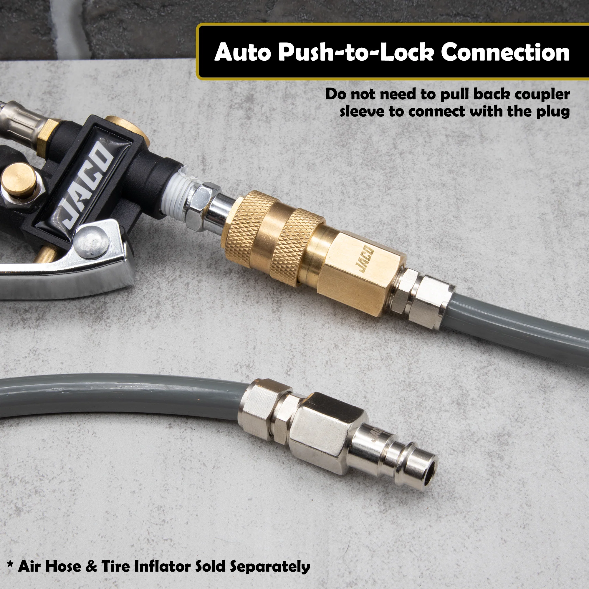 Hi-Flo Quick Connect Air Fittings | Plug & Coupler Kit - 1/4" NPT (Set of 12) - Image 4