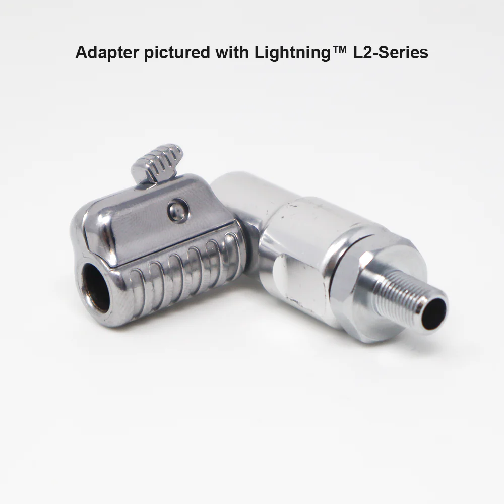 Lightning™ Air Inflator Adapter for Portable Tire Inflators (Schrader Valve 8V1 to 1/4 inch M-NPT) - Image 4