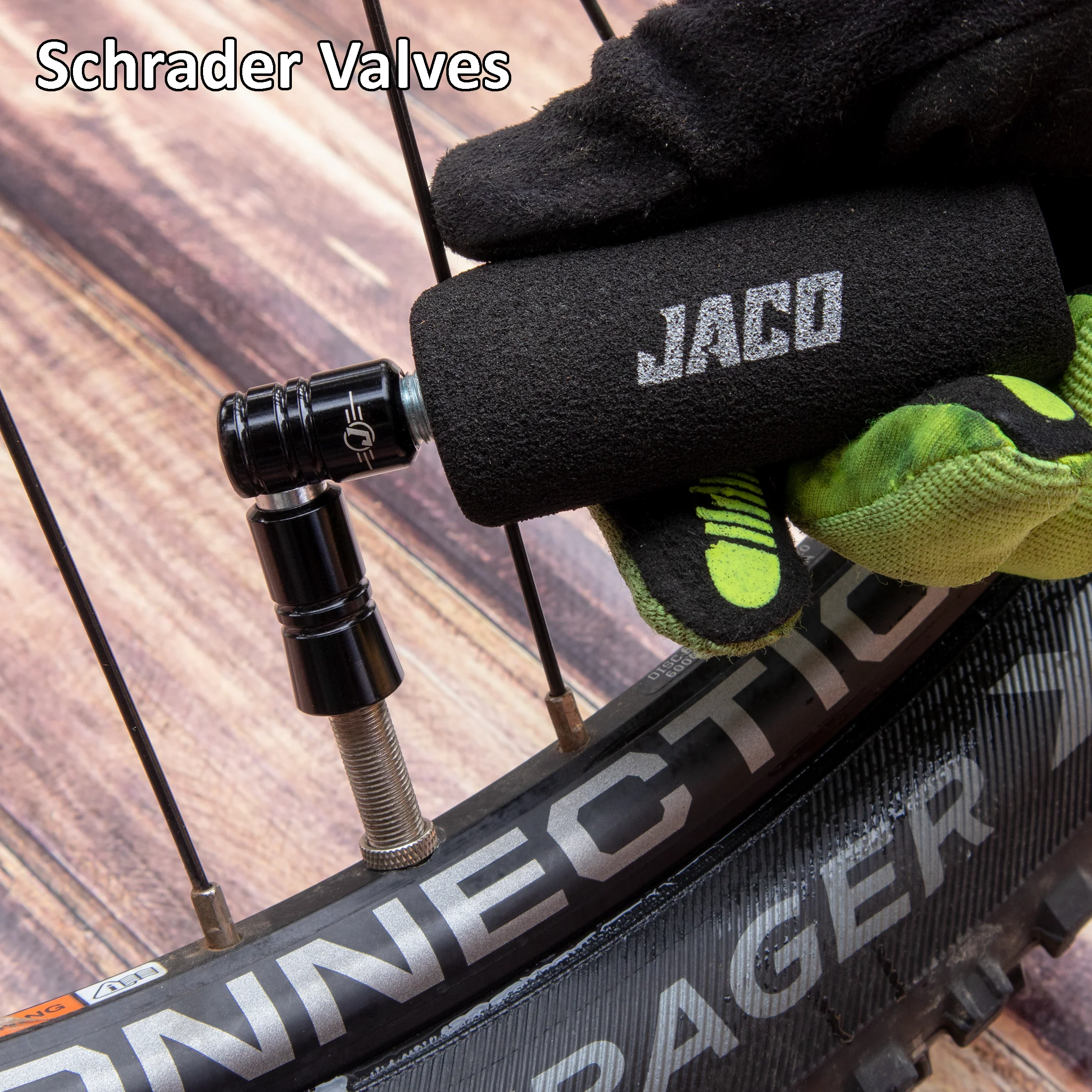 Lightning™ CO2 Inflator for Bike Tires (Presta + Schrader) (CO2 Cartridge Not Included) - Image 6