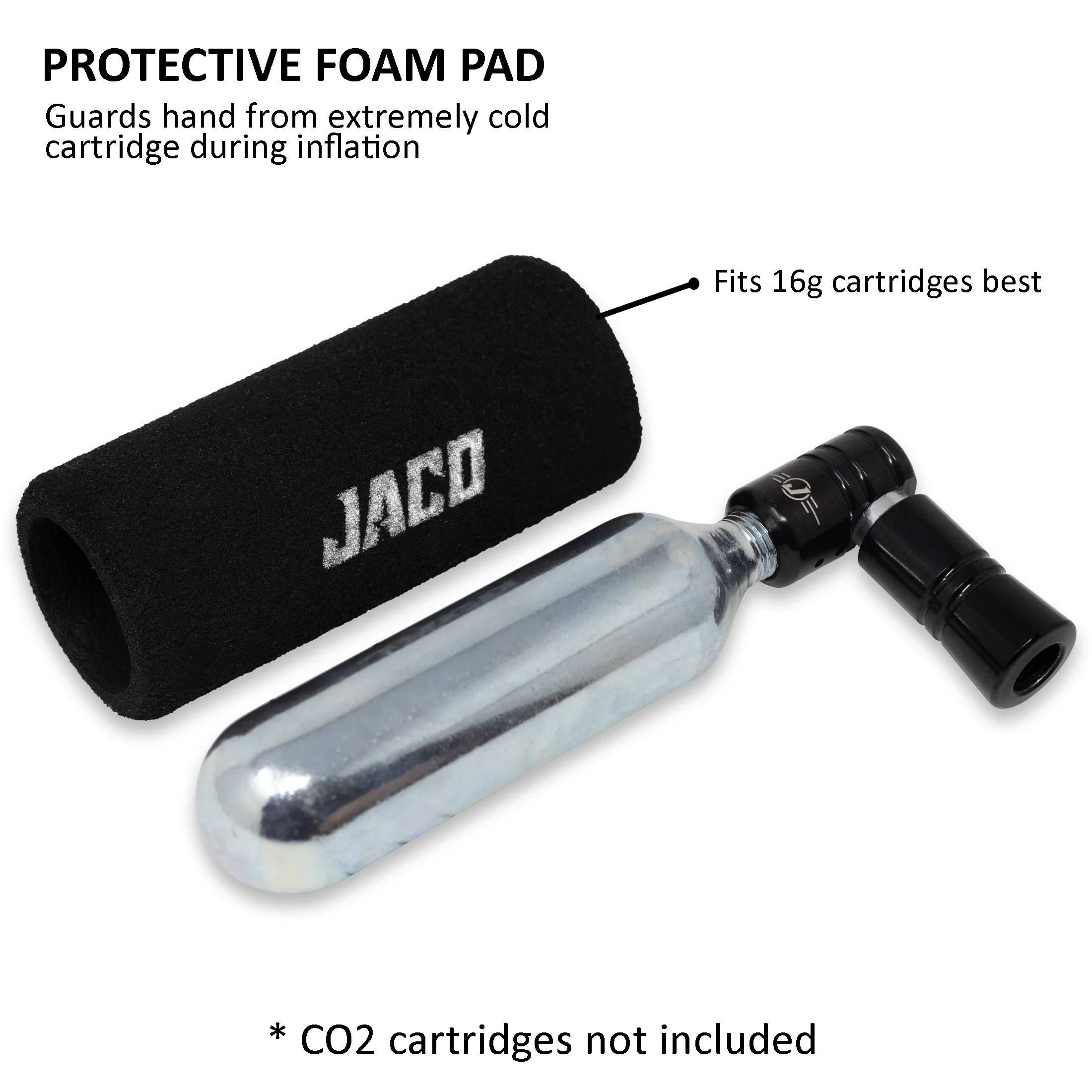 Lightning™ CO2 Inflator for Bike Tires (Presta + Schrader) (CO2 Cartridge Not Included) - Image 7