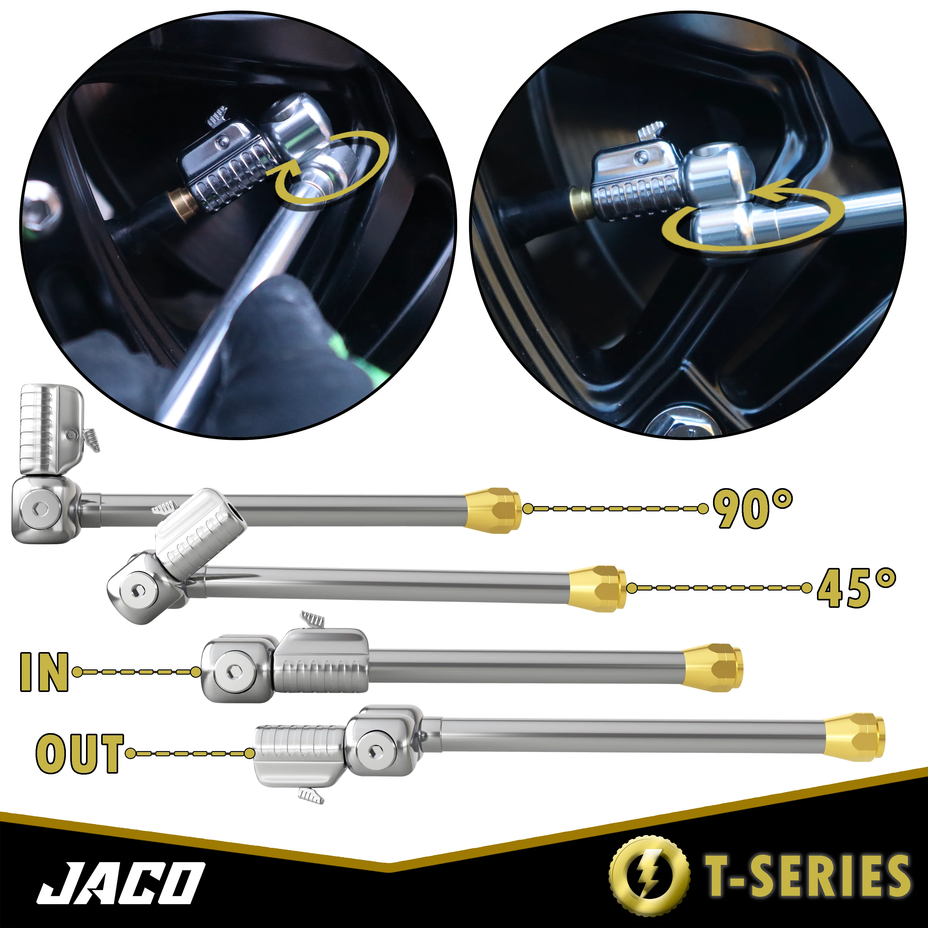 Lightning™ T-Series Tire Air Chuck | Open Flow, 1/4" F-NPT - Image 3