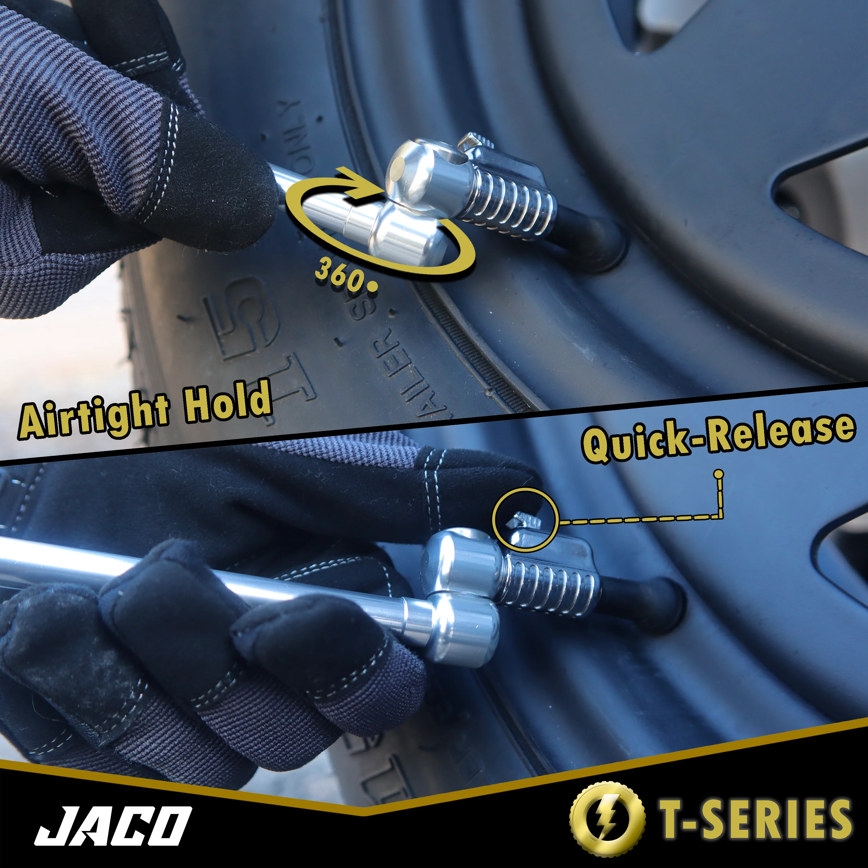 Lightning™ T-Series Tire Air Chuck | Open Flow, 1/4" F-NPT - Image 7