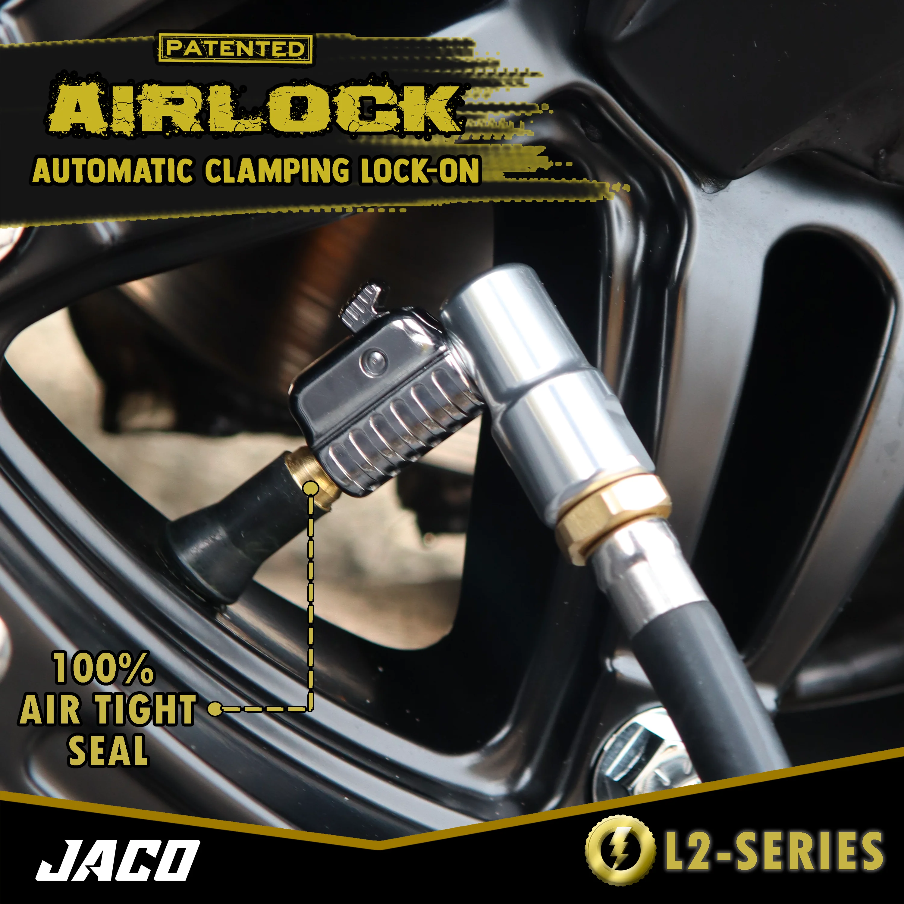 Lightning™ L2 Quick-Connect Tire Air Chuck - 1/4" F-NPT - Image 12