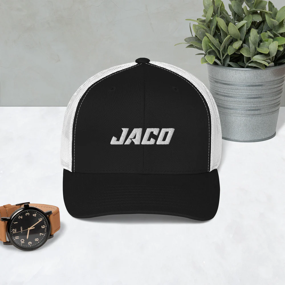 Mesh Baseball Cap (White/Black) - Image 4