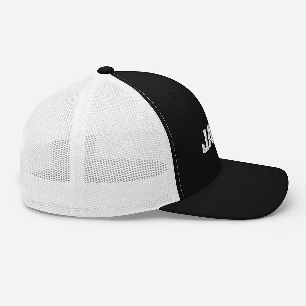 Mesh Baseball Cap (White/Black) - Image 8