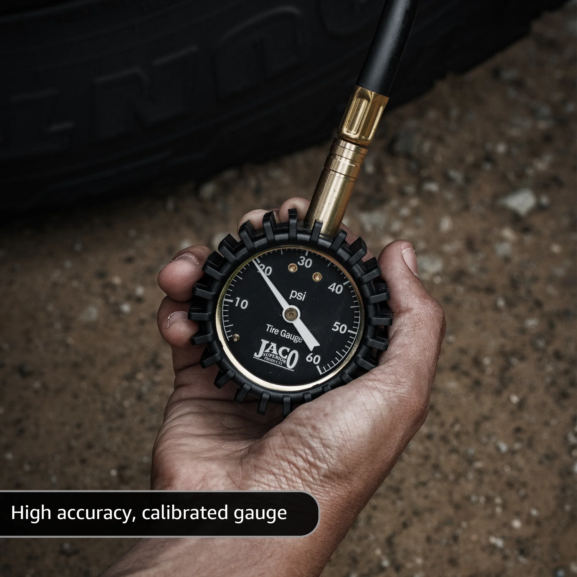 RapidFlow™ Tire Deflator Gauge (0-60 PSI) | Rapid Off-Road Air Down Kit - Image 5