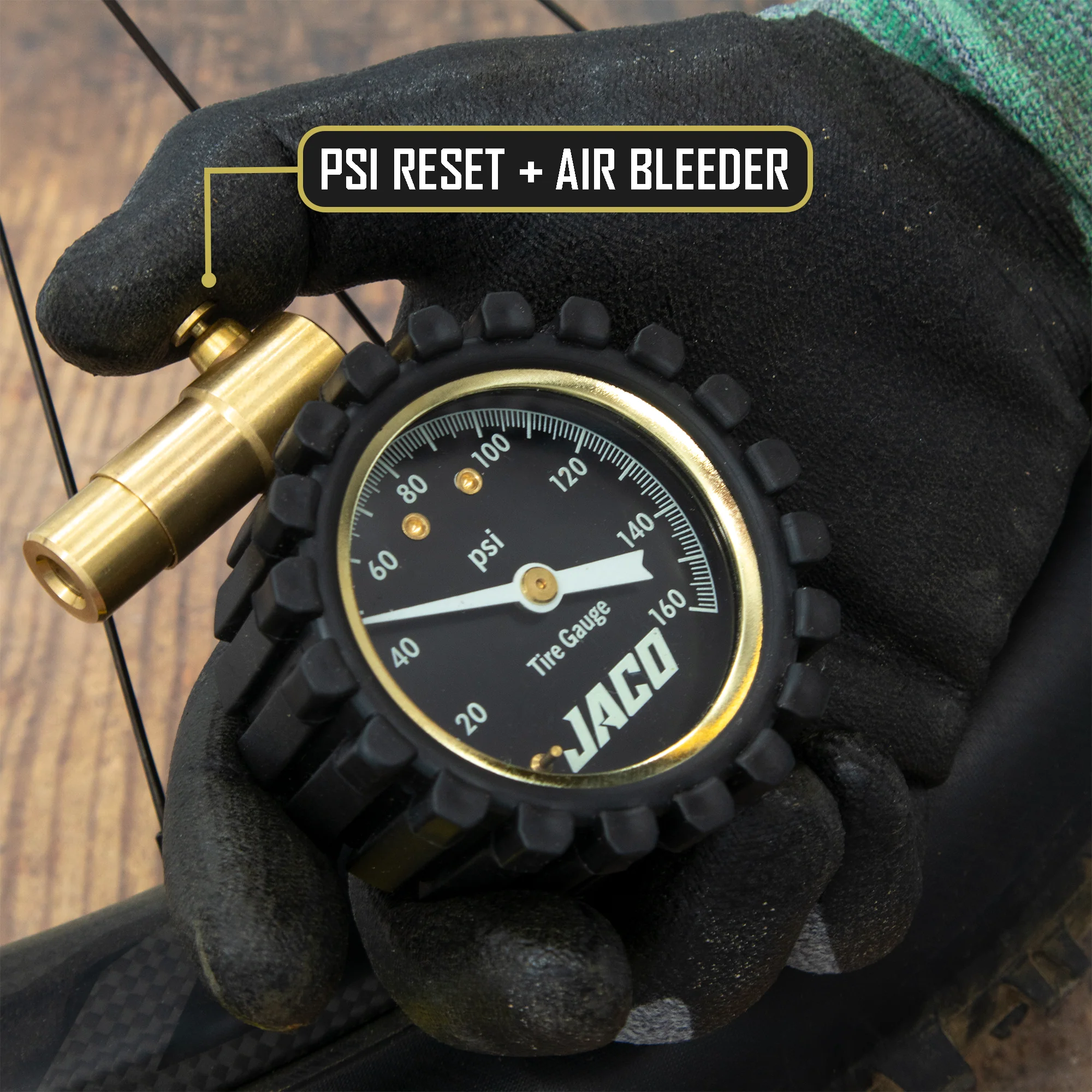 RDX-160 Presta Tire Pressure Gauge for Bikes (Max 160 PSI) | Road Bike & BMX Series - Image 4