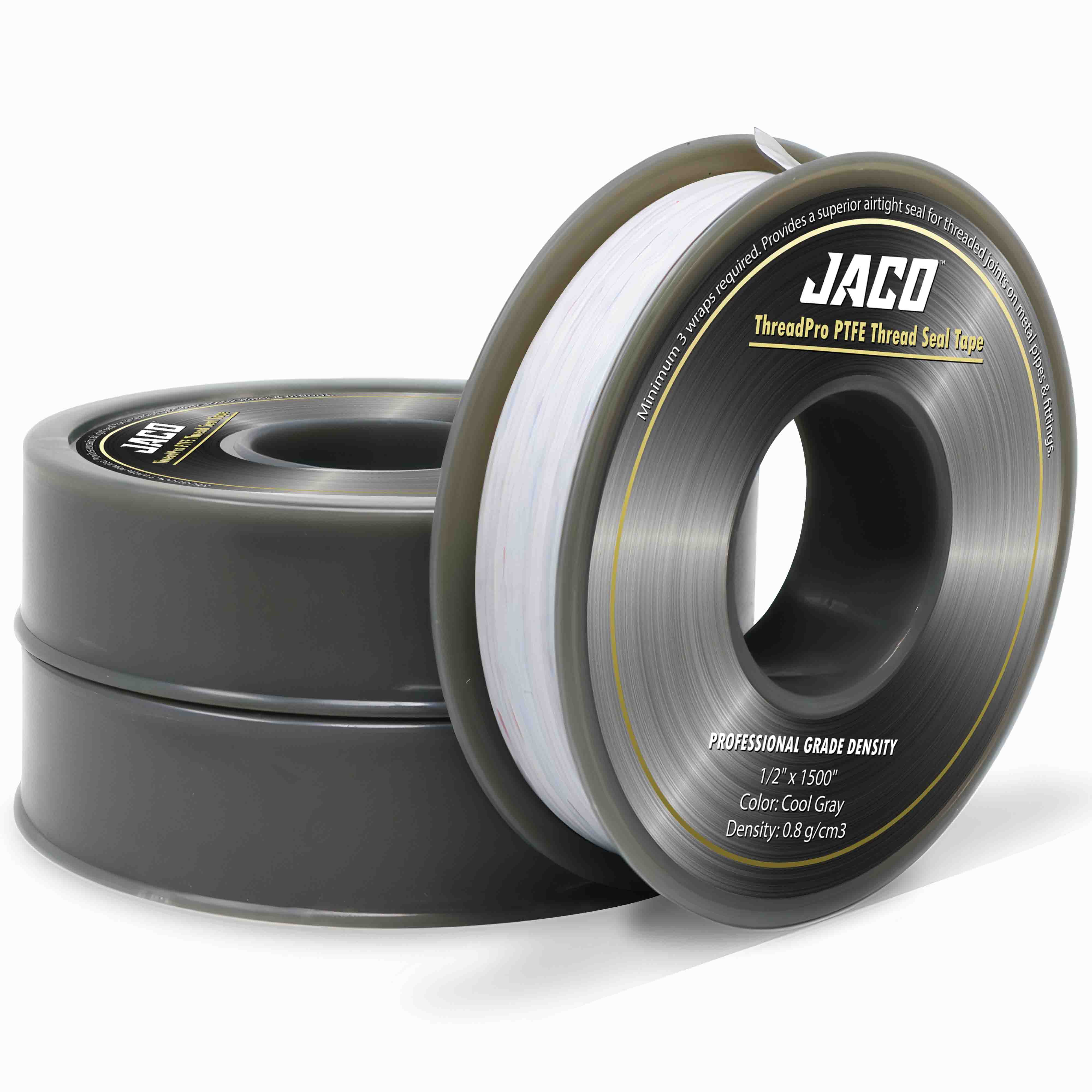 ThreadPro™ PTFE Thread Seal Tape | Professional Grade Plumbing Tape - 1/2" x 125 ft. (Mega Roll) - Image 3