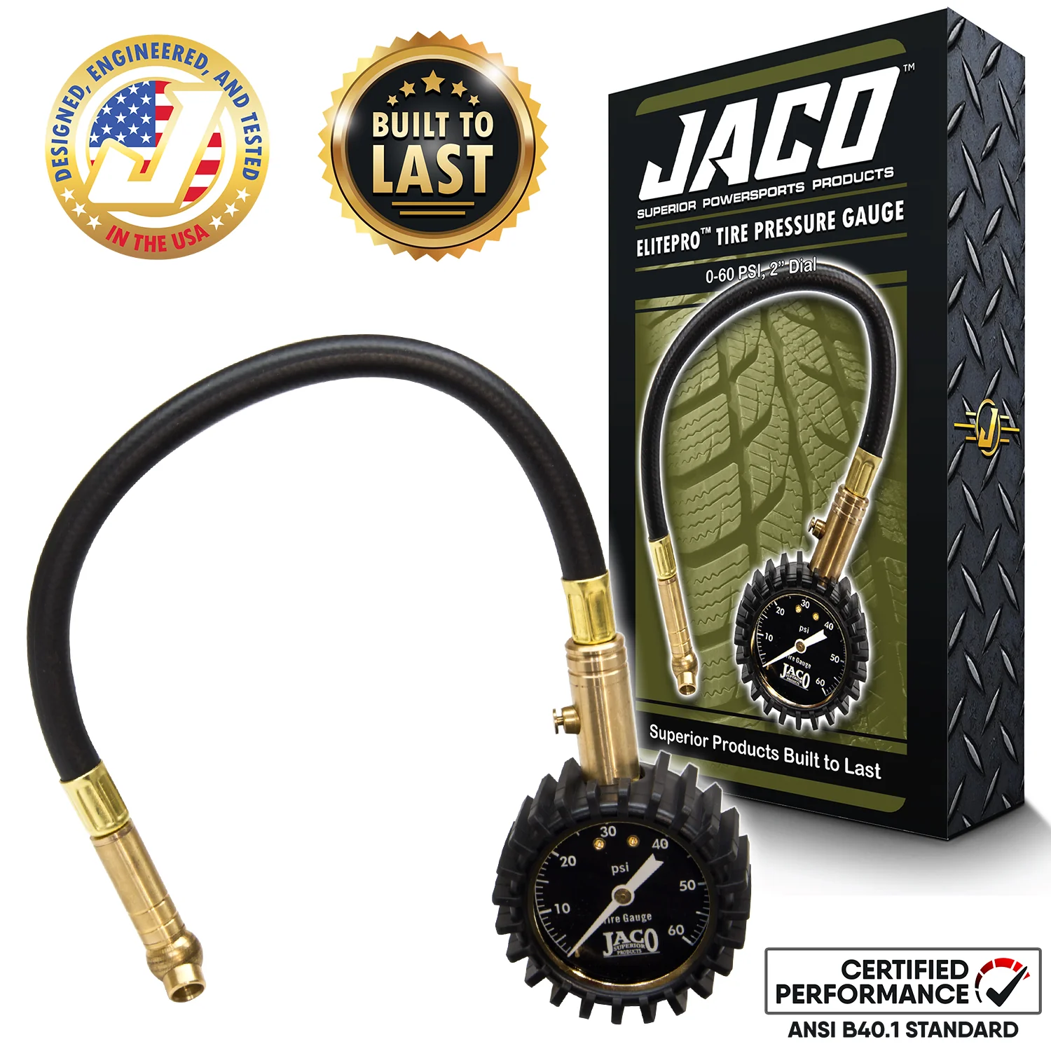 ElitePro™ Tire Pressure Gauge - 60 PSI - Image 7