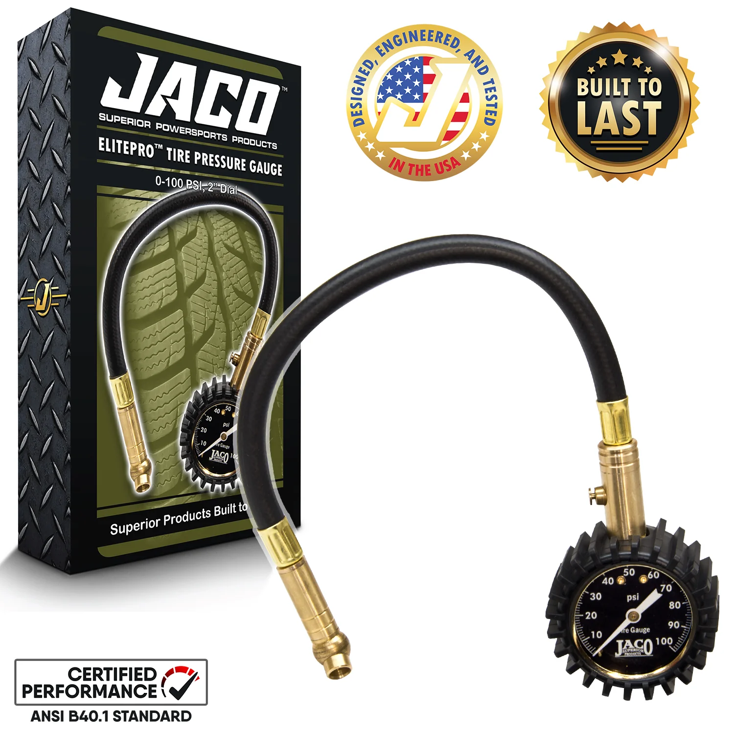 ElitePro™ Tire Pressure Gauge - 100 PSI - Image 7