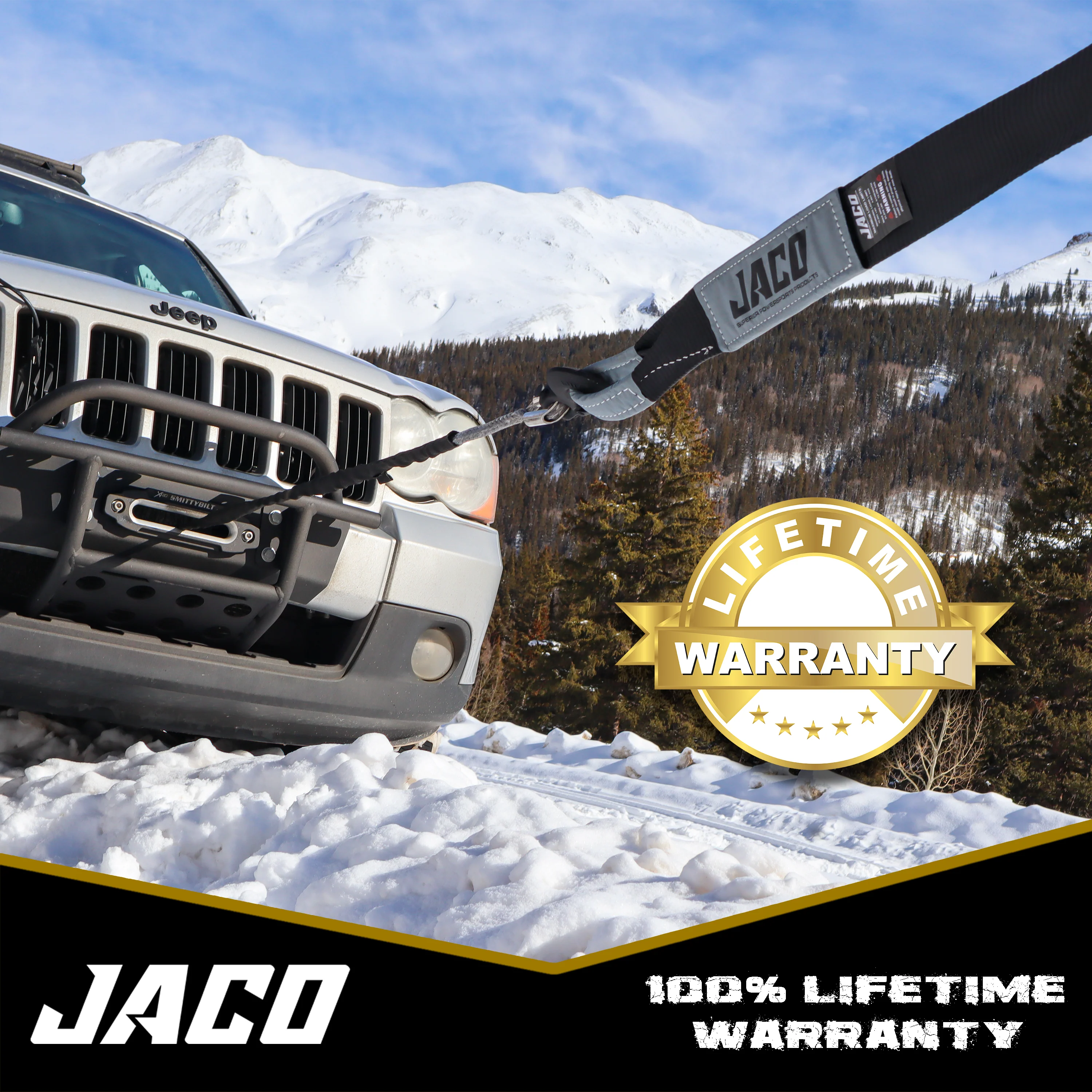 TowPro™ Recovery Tow Strap | Off Road 4x4 Towing Rope (31,542 lbs) - Image 7