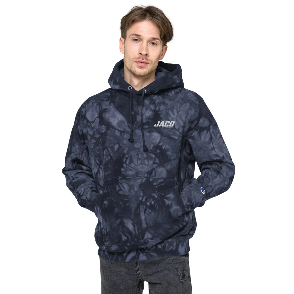 Unisex Champion tie-dye hoodie - Image 8