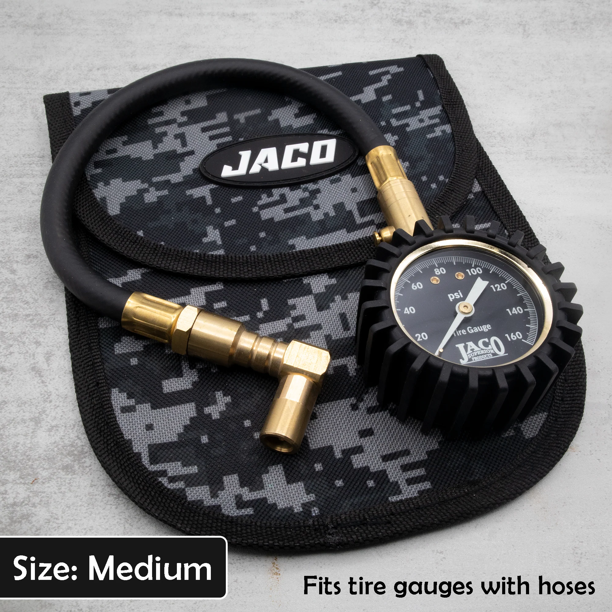 Tire Gauge Storage Pouch | Utility Tool Pouch (Digital Camo) - Image 6