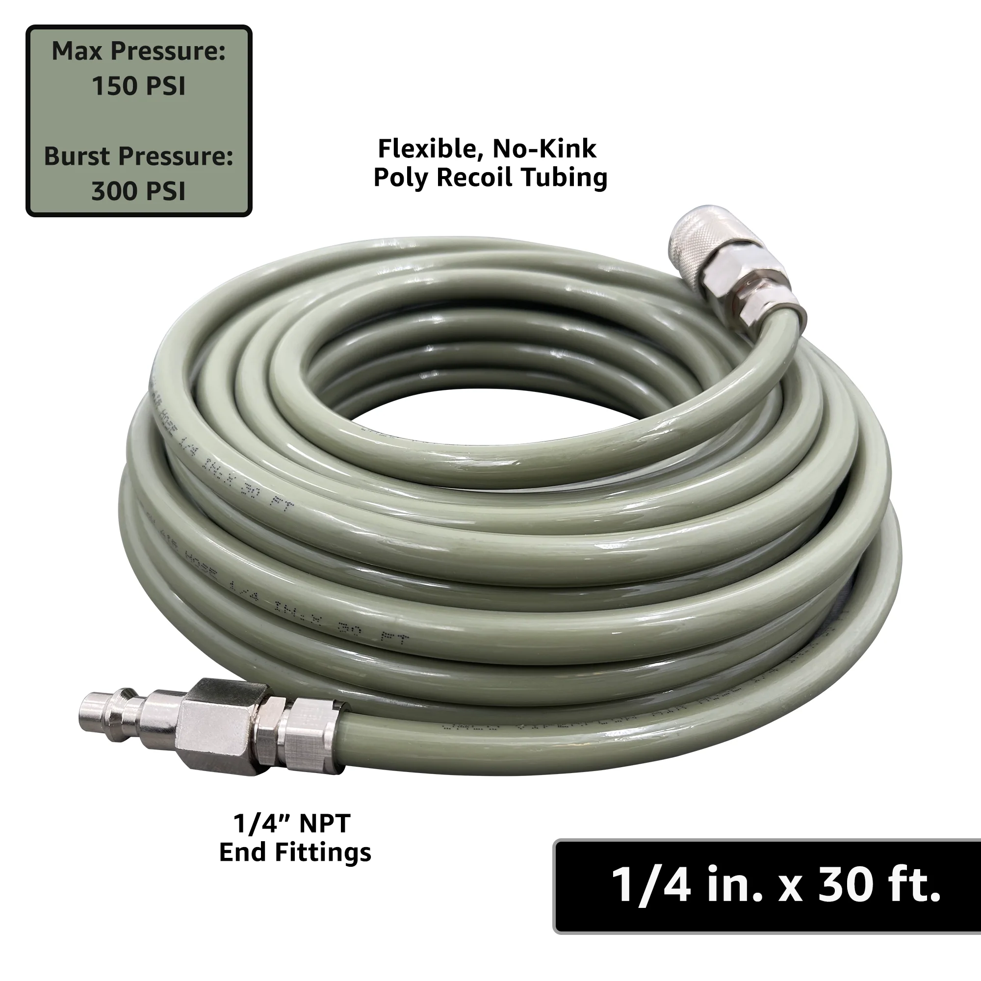 ViperFlow Poly Air Hose Kit - 1/4" x 30 ft. - Image 10