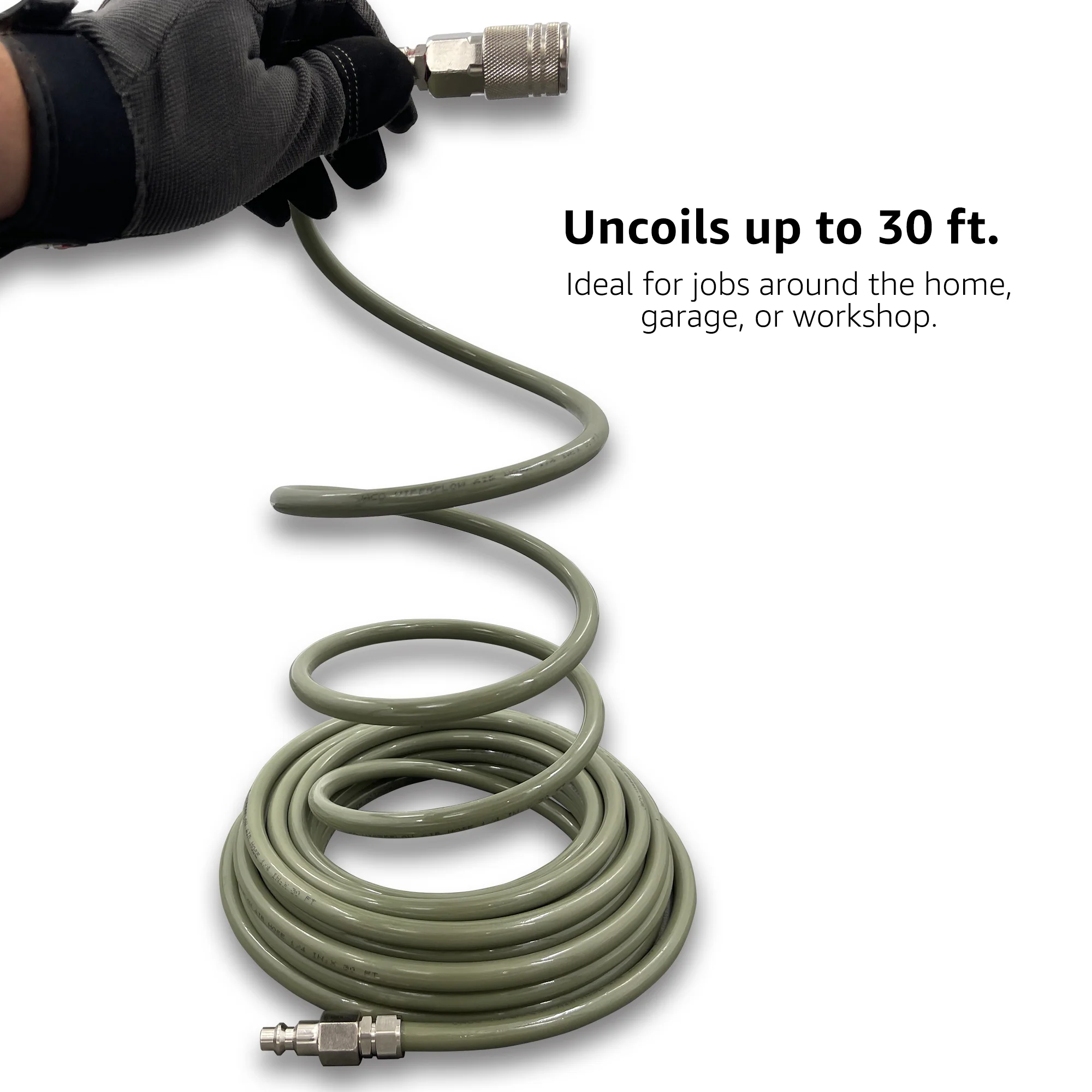 ViperFlow Poly Air Hose Kit - 1/4" x 30 ft. - Image 12